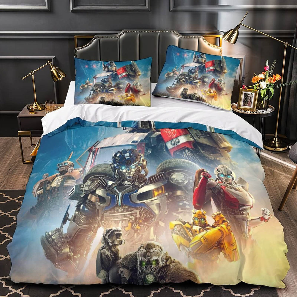 Transformers Rise of the Beasts Bedding Set Quilt Duvet Cover (Online Order Only)
