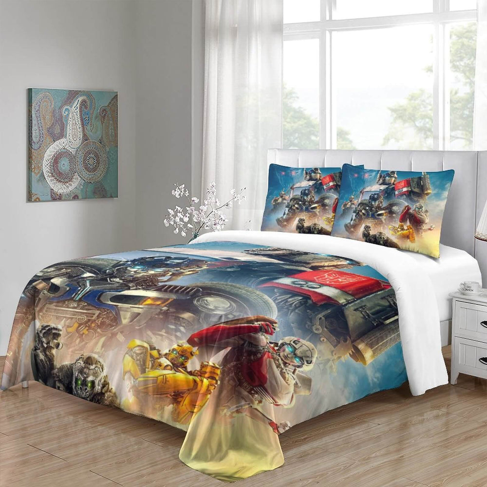 Transformers Rise of the Beasts Bedding Set Quilt Duvet Cover (Online Order Only)