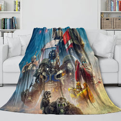 Transformers Rise of the Beasts Blanket Flannel Fleece Throw (Online Order Only)