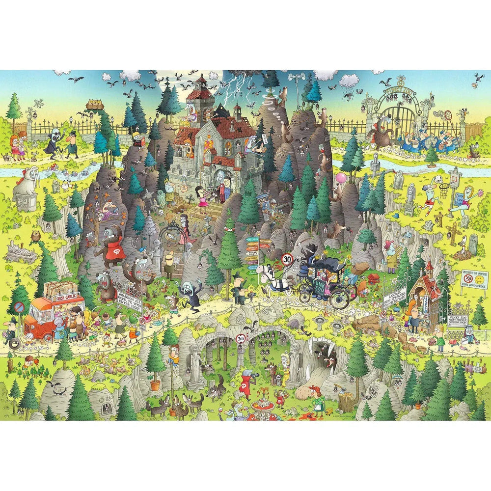 Transylvanian Funky Zoo 1000 Piece Jigsaw Puzzle Heye (ONLINE ORDER ONLY)