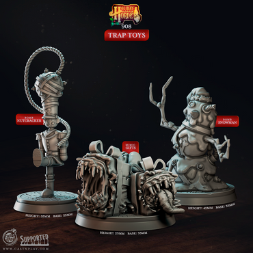 3D Printed Cast n Play Trap Toys Holiday Horde Set 28mm 32mm D&D (Online Only)