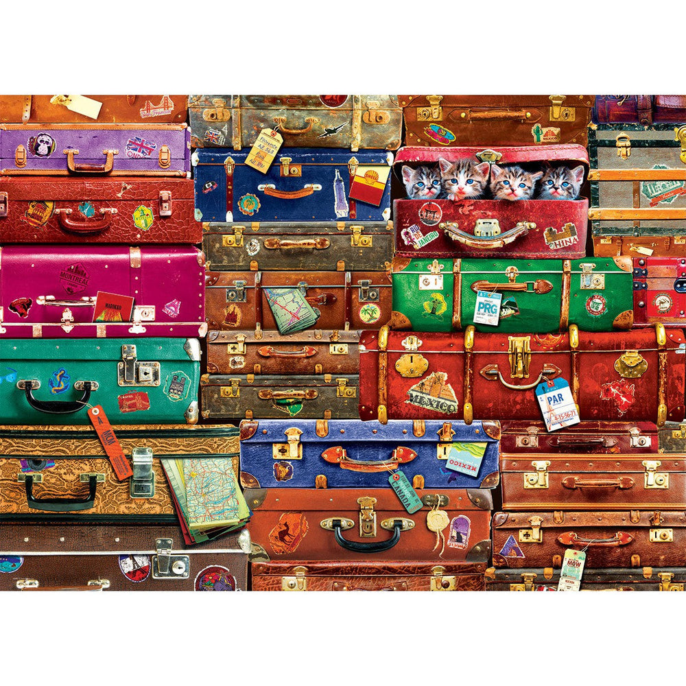Travel Suitcases 1000 Piece Jigsaw Puzzle Eurographics (ONLINE ORDER ONLY)