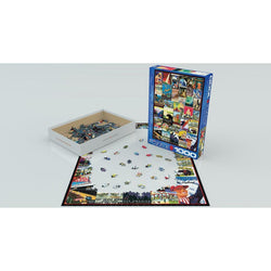 Travel USA Vintage Posters 1000 Piece Jigsaw Puzzle Eurographics (ONLINE ORDER ONLY)