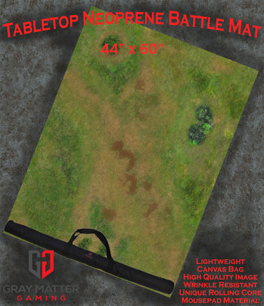 Traveler's Road | Neoprene Battle Mat with Bag | Baron of Dice