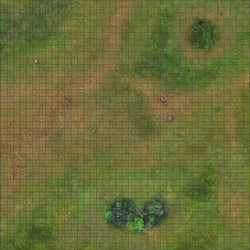 RPG Grid Mat - Snowy Tundra & Traveler's Road - Double Sided Neoprene Mat with Bag (ONLINE ORDER ONLY)