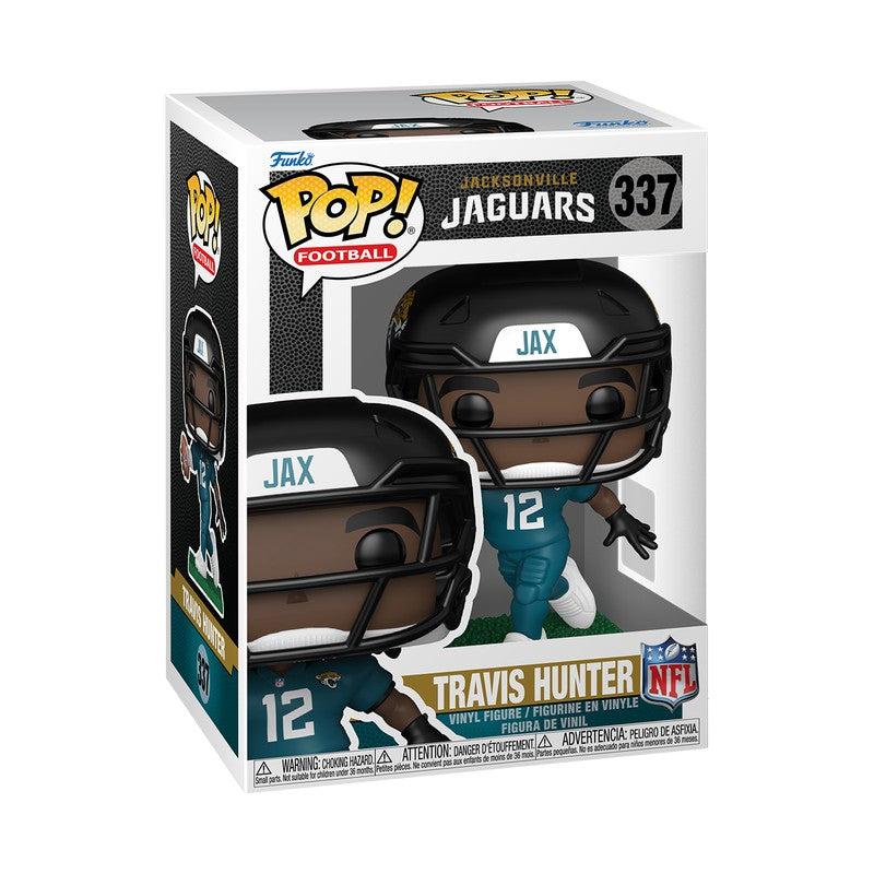 Funko Pop! NFL Jacksonville Jaguars Travis Hunter Vinyl Figure #337 with Protector (ONLINE ORDER ONLY)
