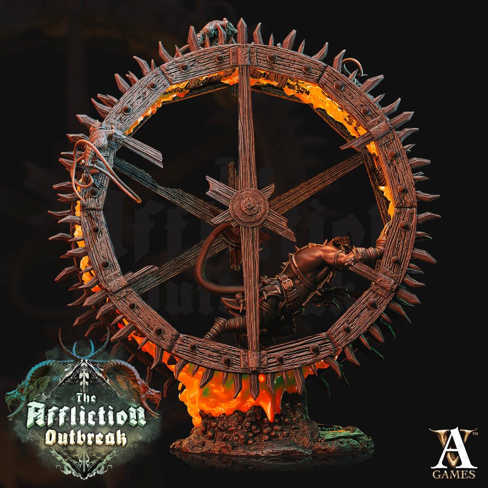 3D Printed Archvillain Games The Affliction Outbreak - The Wheel 28mm 32mm D&D (Online Only)