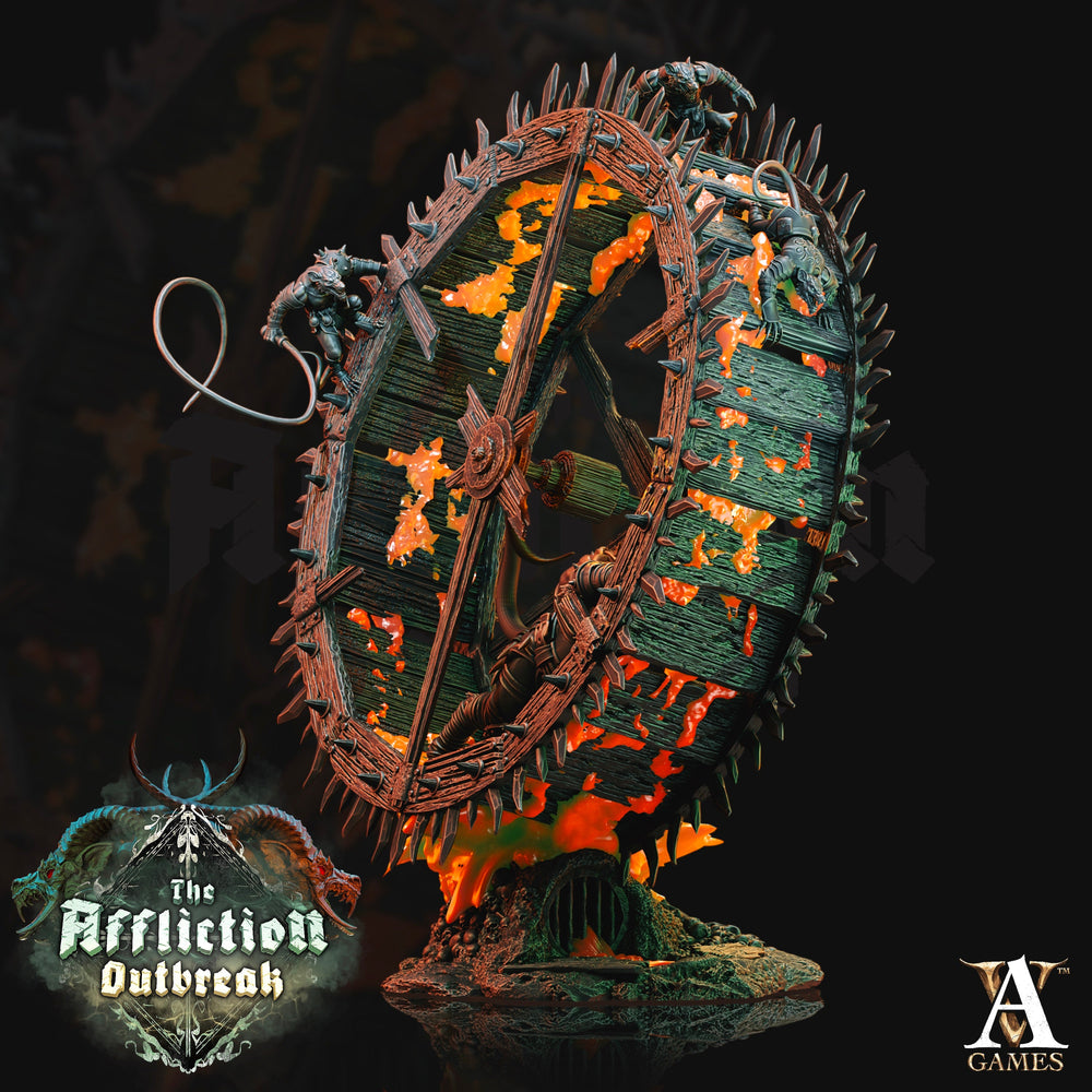3D Printed Archvillain Games The Affliction Outbreak - The Wheel 28mm 32mm D&D (Online Only)