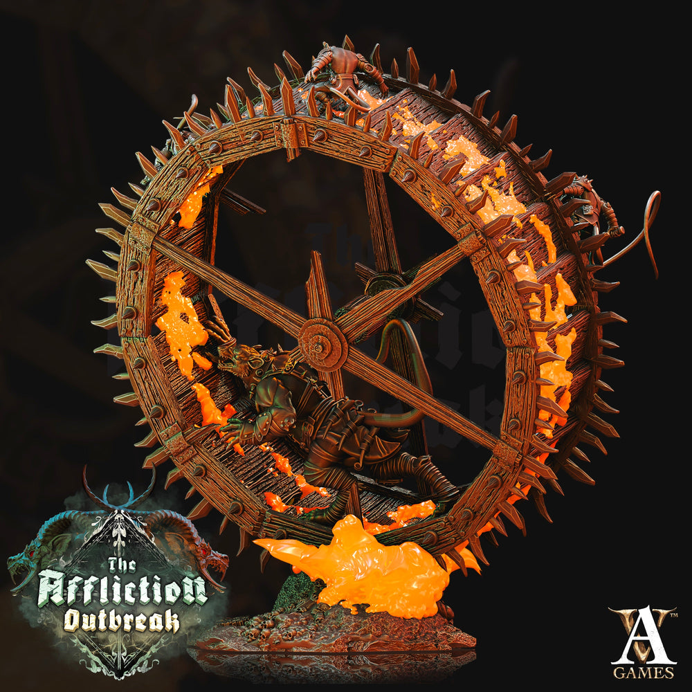 3D Printed Archvillain Games The Affliction Outbreak - The Wheel 28mm 32mm D&D (Online Only)