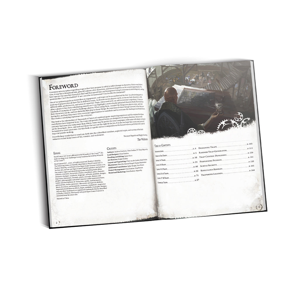 Treacherous Traps Hardcover (5E) (ONLINE ORDER ONLY)
