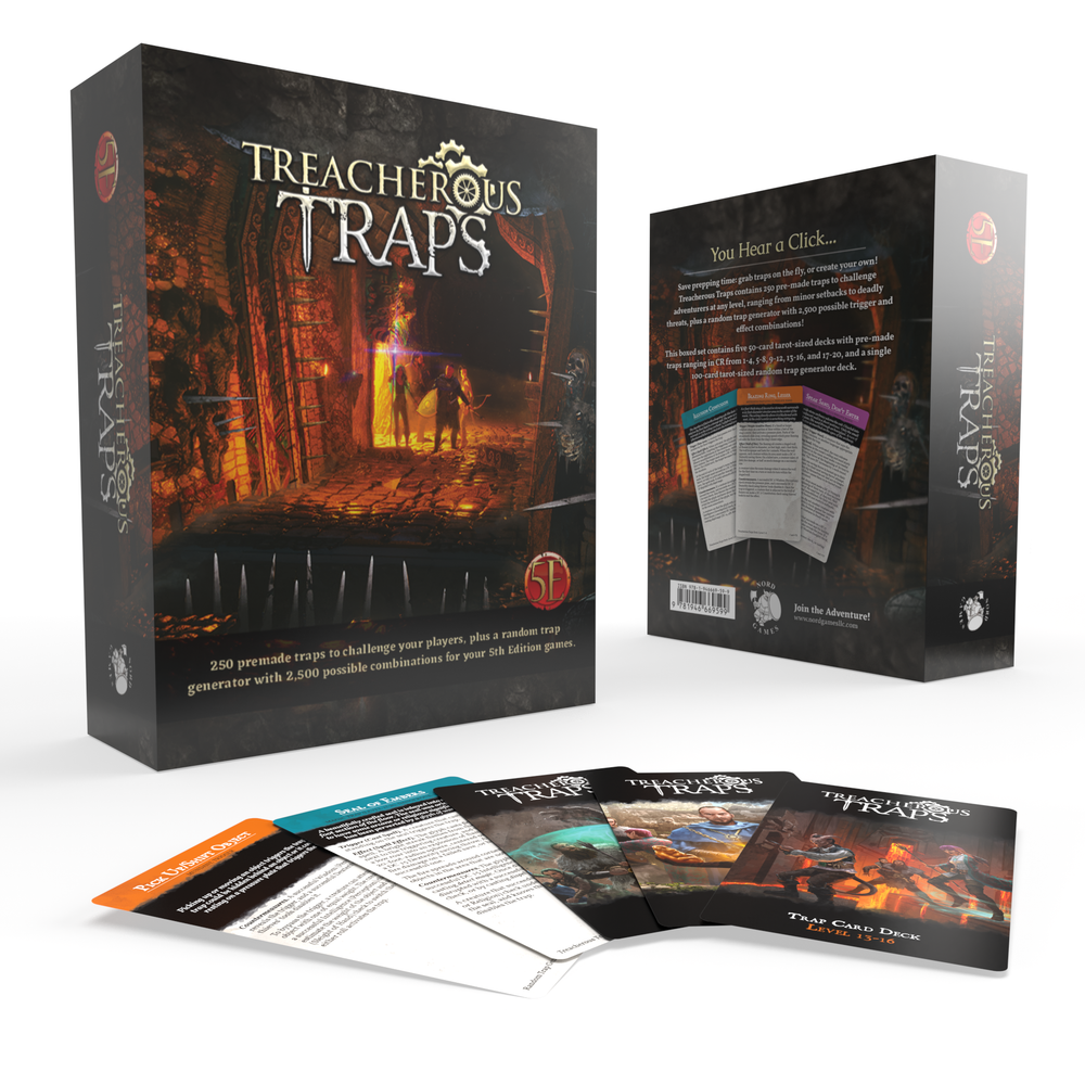Treacherous Traps Box Set (5E) (ONLINE ORDER ONLY)