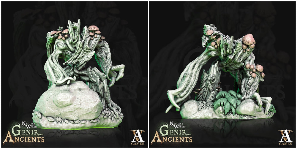 3D Printed Archvillain Games Nature's Wrath Genir Ancients - Treant Saplings 28mm 32mm D&D (Online Only)