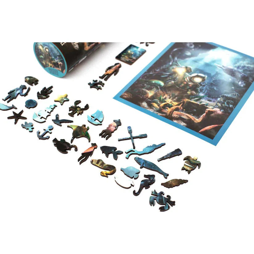 Treasure Hunter 250 Piece Wooden Jigsaw Puzzle Geek Toys (ONLINE ORDER ONLY)