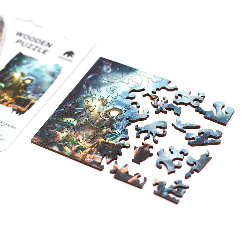 Treasure Hunter 40 Piece Mini Wooden Jigsaw Puzzle Geek Toys (ONLINE ORDER ONLY)