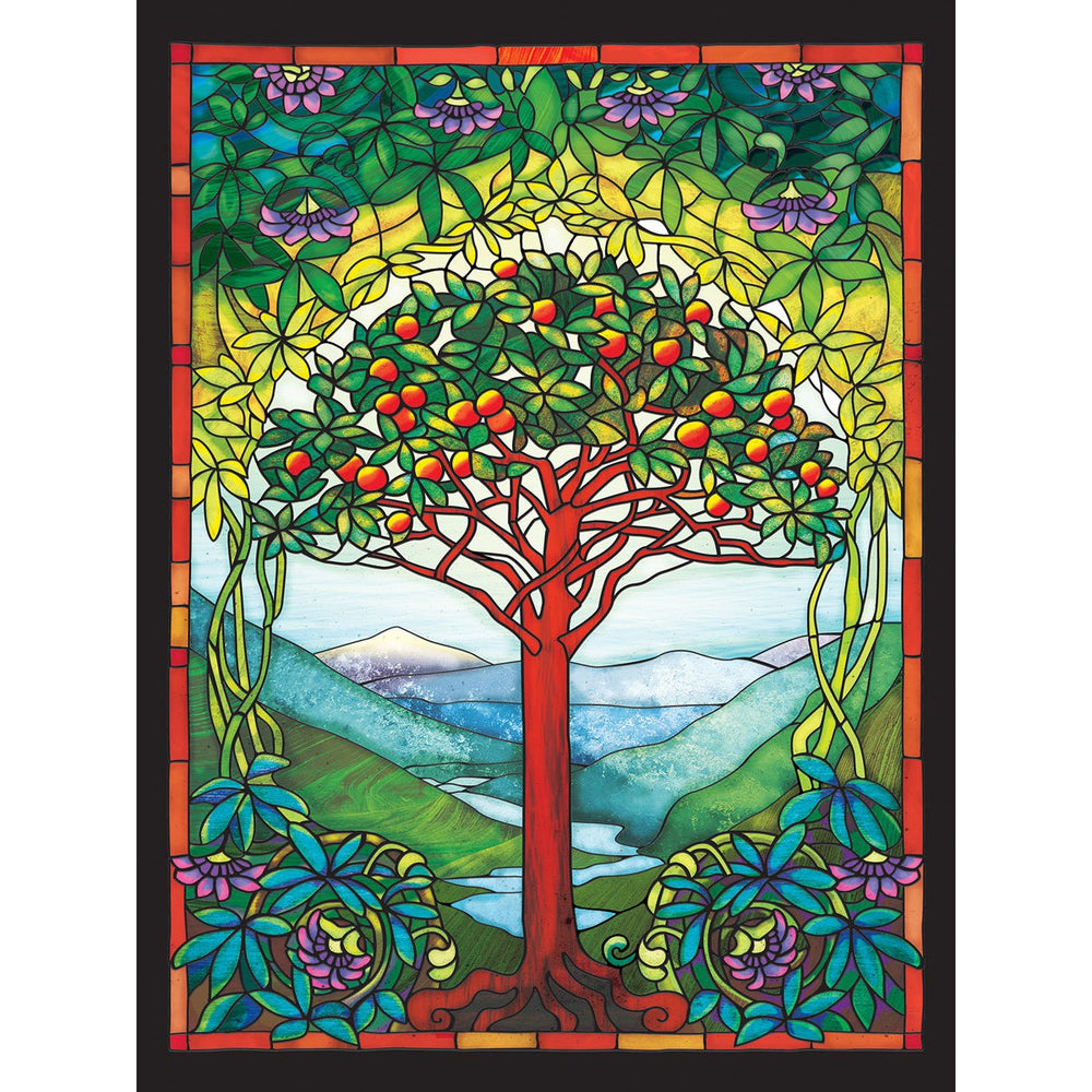Tree of Life Stained Glass 275 Large Piece Jigsaw Puzzle Cobble Hill (ONLINE ORDER ONLY)