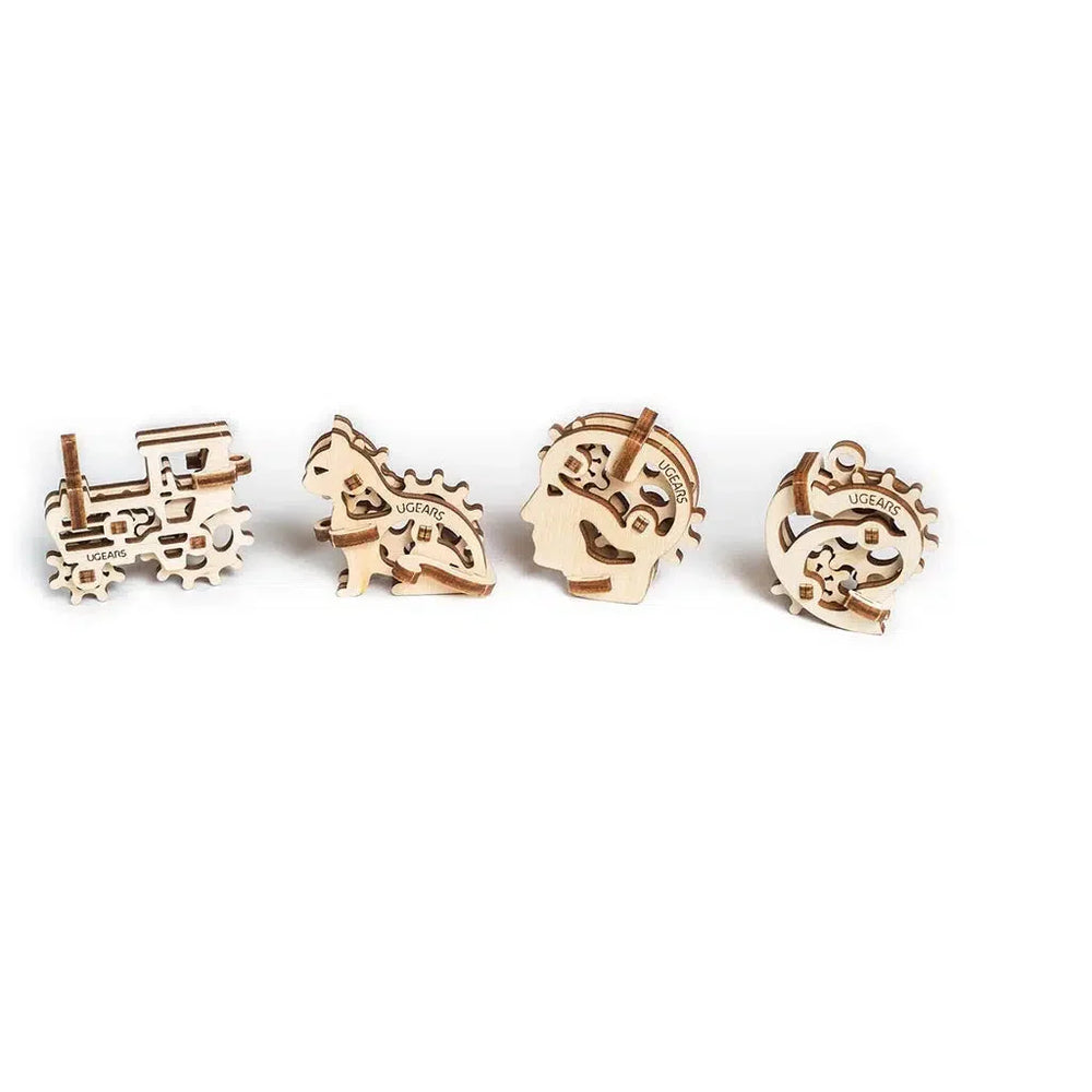 Tribik Fidgets Set of 4 3D Wood Model Kit UGEARS (ONLINE ORDER ONLY)