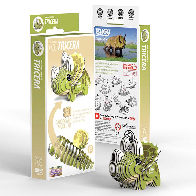 Tricera 3D Cardboard Model Kit Eugy (ONLINE ORDER ONLY)