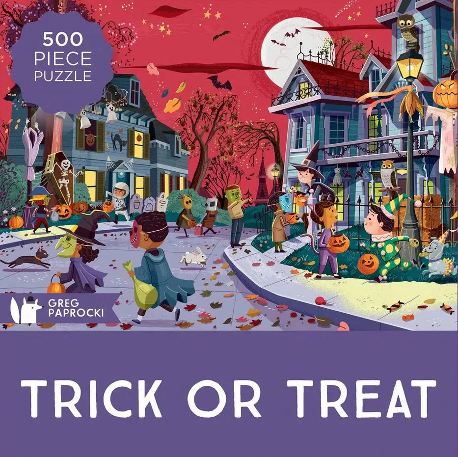 Trick or Treat 500 Piece Jigsaw Puzzle Gibbs Smith (ONLINE ORDER ONLY)