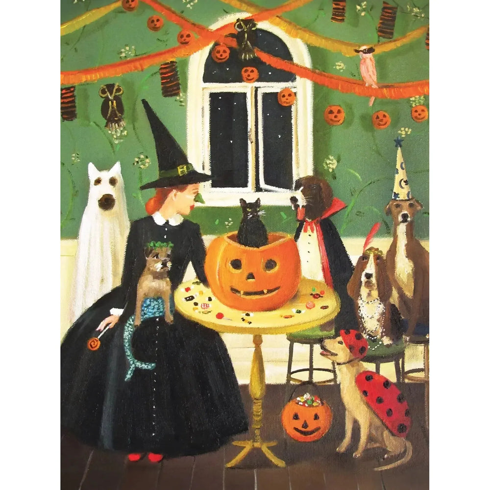 Tricks & Treats by Janet Hill 500 Piece Jigsaw Puzzle NYPC
