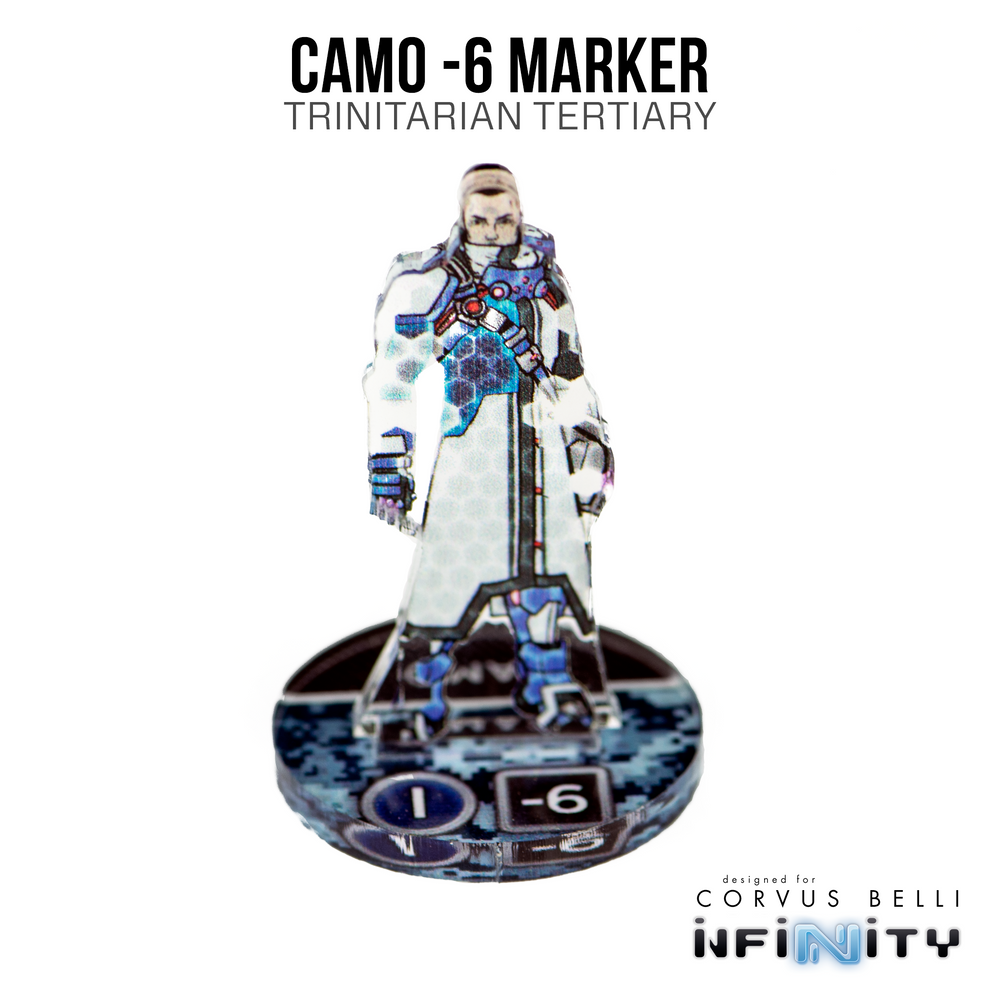 Infinity 3D Markers: Trinitarian Tertiary (25mm Camo -6)