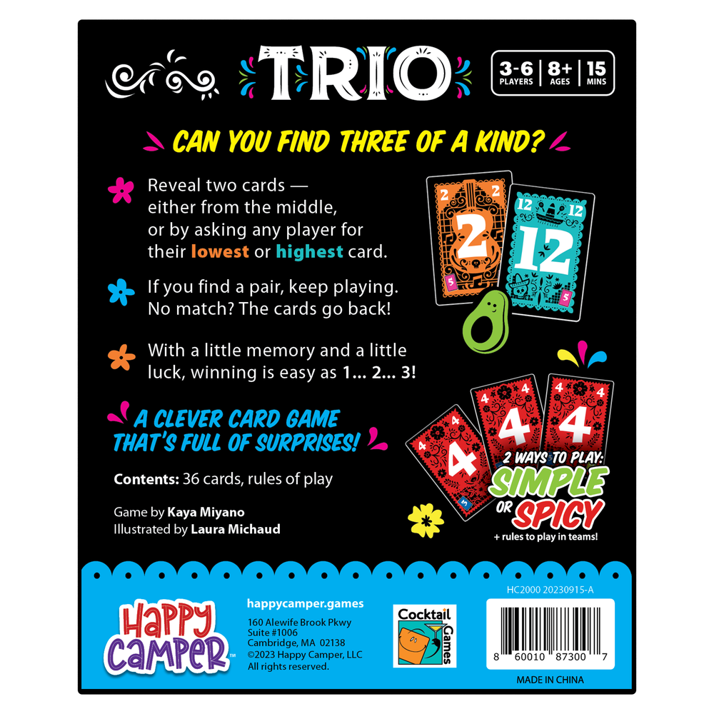 Trio (Online Order Only)