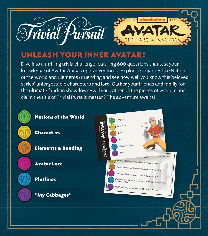 Trivial Pursuit: Avatar: The Last Airbender (ONLINE ORDER ONLY)