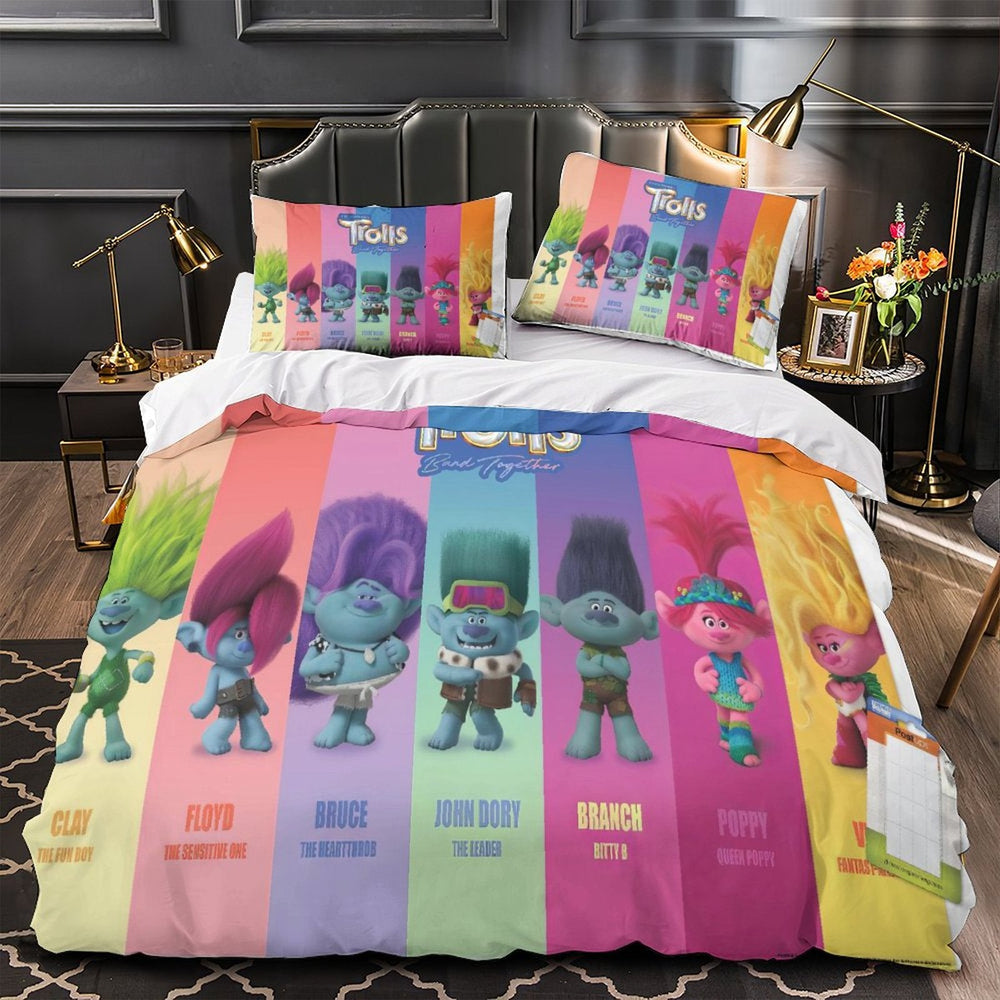 Trolls Adventure Bedding Set Duvet Cover Without Filler (Online Order Only)