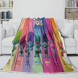 Trolls Adventure Blanket Flannel Fleece Throw Room Decoration (Online Order Only)