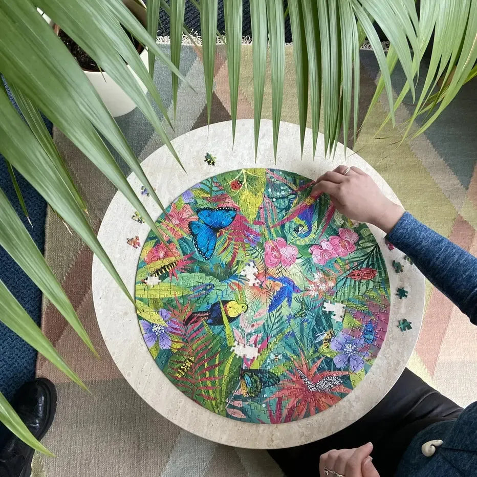 Tropical 500 Piece Round Jigsaw Puzzle Gibsons (ONLINE ORDER ONLY)
