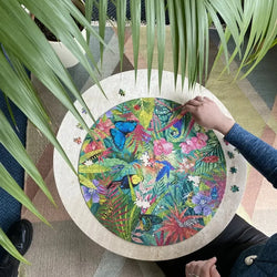 Tropical 500 Piece Round Jigsaw Puzzle Gibsons (ONLINE ORDER ONLY)