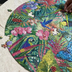 Tropical 500 Piece Round Jigsaw Puzzle Gibsons (ONLINE ORDER ONLY)
