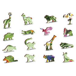 Tropical Birds 300 Piece Wood Jigsaw Puzzle Wooden City (ONLINE ORDER ONLY)