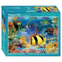 Tropical Fish 1000 Piece Soft Touch Jigsaw Puzzle Crown Point