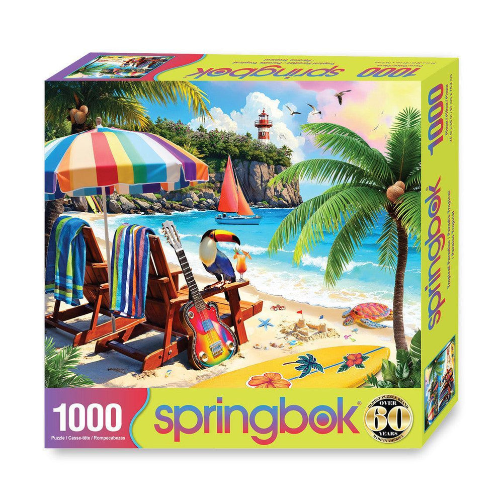 Tropical Paradise 1000 Piece Jigsaw Puzzle Springbok (ONLINE ORDER ONLY)