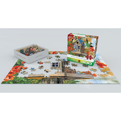 Trumpet Vines & Tree Sparrows 300 Large Piece Jigsaw Puzzle Eurographics (ONLINE ORDER ONLY)
