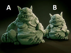 3D Printed Nafarrate Tsathoggua Lovecraftian Bestiary 28 32 mm D&D (Online Only)