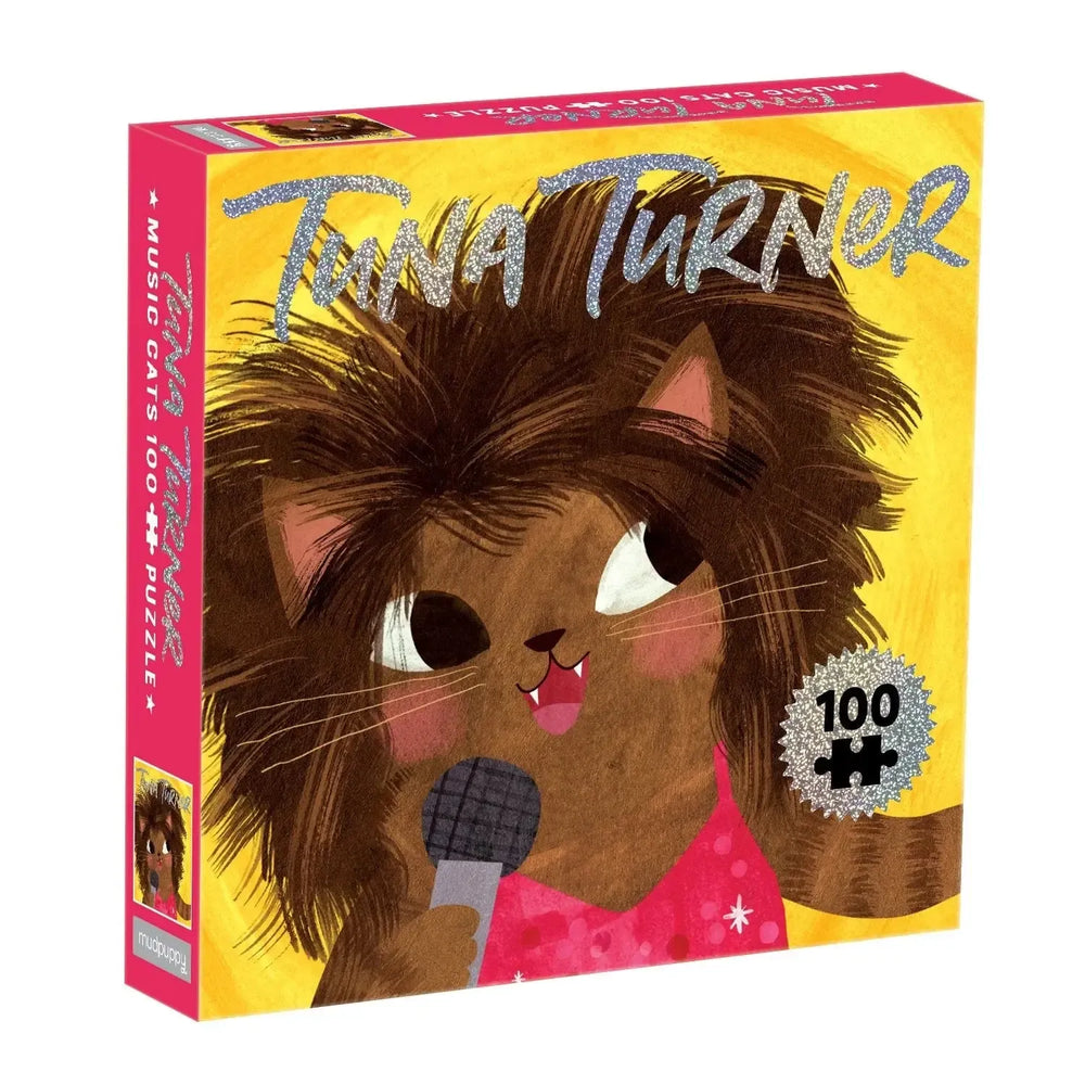 Tuna Turner Music Cats 100 Piece Jigsaw Puzzle Mudpuppy (ONLINE ORDER ONLY)