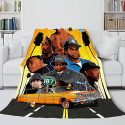 Tupac Amaru Shakur Flannel Blanket Fleece Throw Blanket Bedding Sets (Online Order Only)