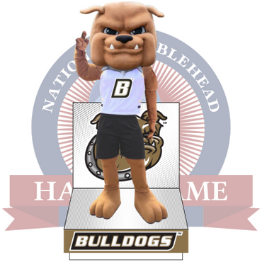 Tupper the Bulldog Bryant Bulldogs Mascot Bobblehead (Presale) (ONLINE ORDER ONLY)