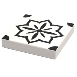 Turkish Kitchen Flooring / Wallpaper #3 - B3 Customs® Printed 2x2 Tile (Online Order Only)