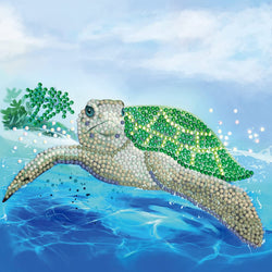 Turtle Paradise Crystal Art Card Kit Craft Buddy (ONLINE ORDER ONLY)