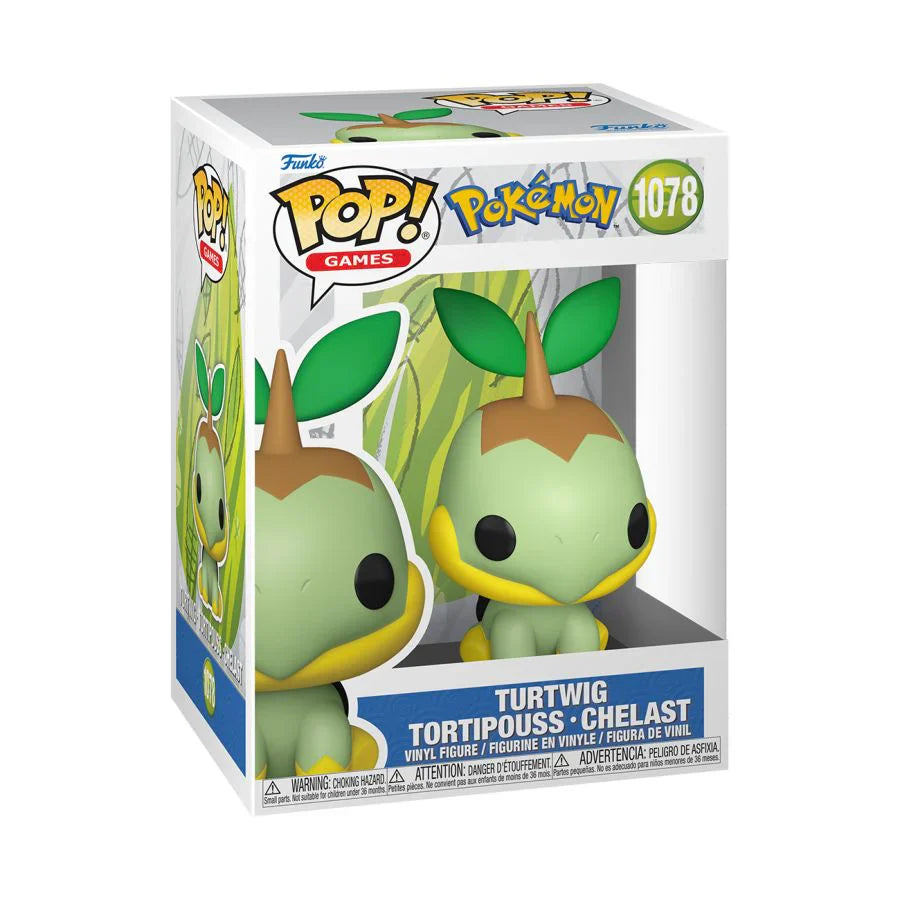 Turtwig Pokemon Funko Pop! Games #1078 (Online Order Only)