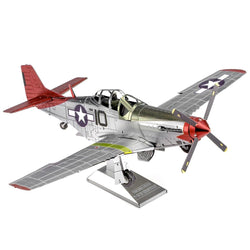 Tuskegee Airmen P-51D Mustang Premium 3D Steel Model Kit Metal Earth (ONLINE ORDER ONLY)