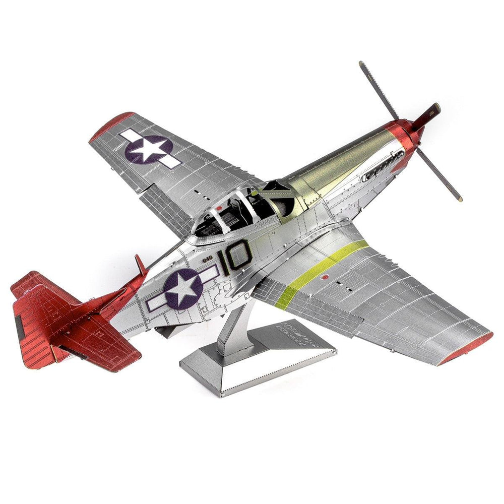 Tuskegee Airmen P-51D Mustang Premium 3D Steel Model Kit Metal Earth (ONLINE ORDER ONLY)