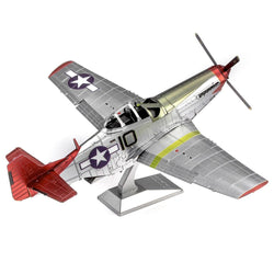 Tuskegee Airmen P-51D Mustang Premium 3D Steel Model Kit Metal Earth (ONLINE ORDER ONLY)