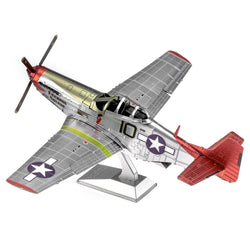 Tuskegee Airmen P-51D Mustang Premium 3D Steel Model Kit Metal Earth (ONLINE ORDER ONLY)