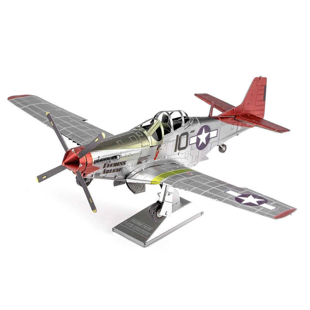 Tuskegee Airmen P-51D Mustang Premium 3D Steel Model Kit Metal Earth (ONLINE ORDER ONLY)