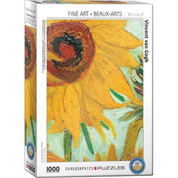 Twelve Sunflowers (Detail) 1000 Piece Jigsaw Puzzle Eurographics (ONLINE ORDER ONLY)