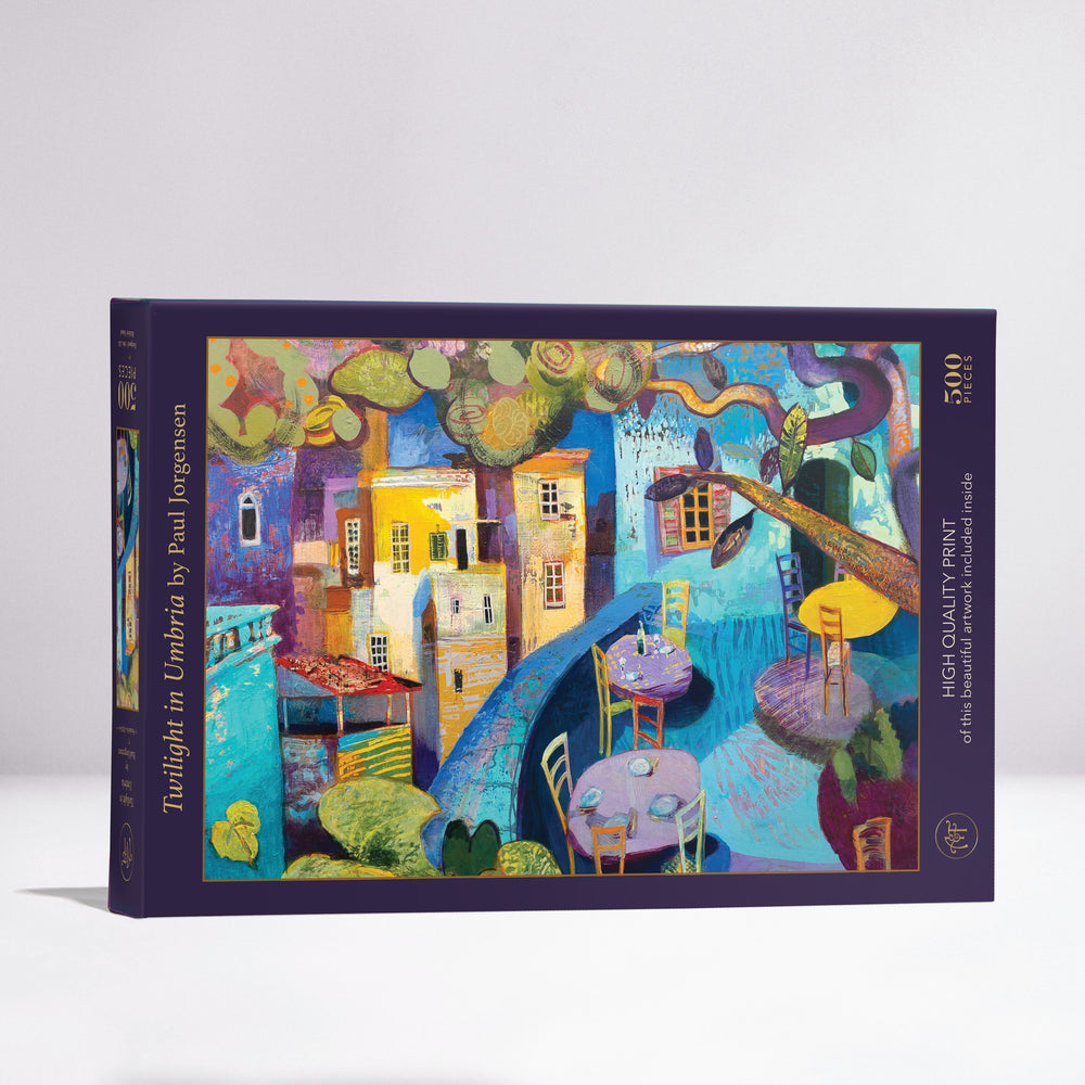Twilight in Umbria 500 Piece Premium Jigsaw Puzzle Art & Fable (ONLINE ORDER ONLY)