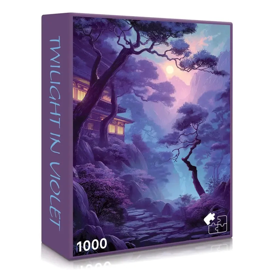 Twilight in Violet 1000 Piece Jigsaw Puzzle Final Piece (ONLINE ORDER ONLY)